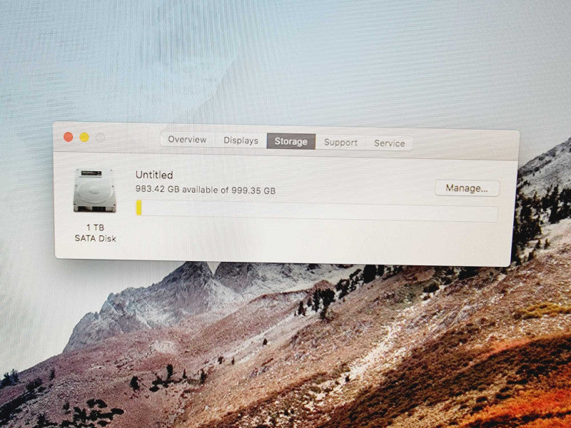 Apple iMac 2015 Core i5-5250U @ 1.6GHz 8GB DDR3 1TB HDD 21.5\\" !
