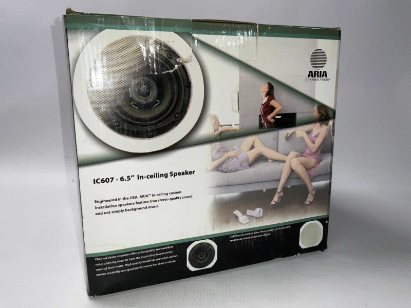 CHANNEL VISION IC607 -6.5\\" IN-CEILING SPEAKER BOX OF 2 -
