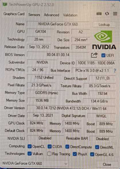 Dell - NVIDIA GeForce GTX660 1.50GB GDDR5 Graphics Card )