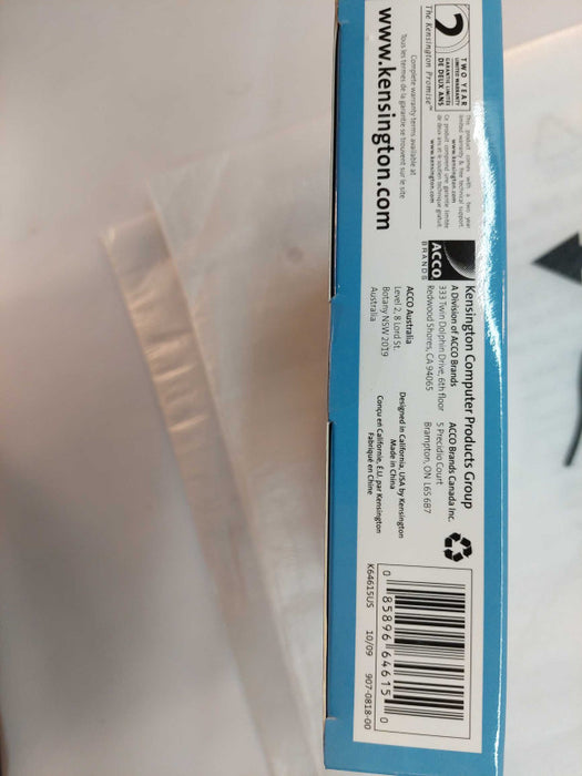 Kensington Desktop And Peripherals Locking Kit Model:  Q
