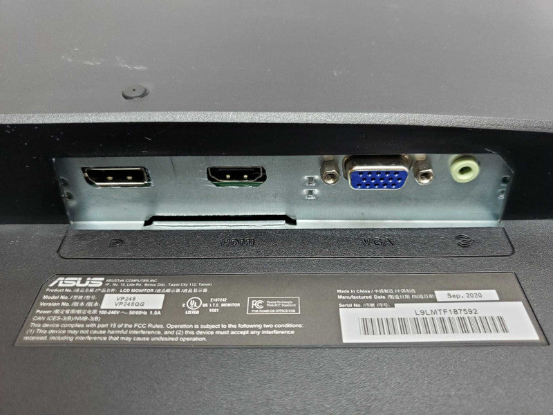 Asus Monitor VP248 24\\" 1080p VGA, HDMI, DP  *READ