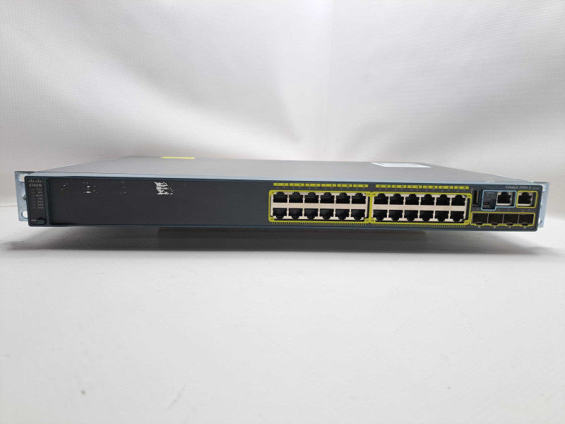 Cisco WS-C2960S-24TS-L 24-Port Gigabit Managed Switch + Rackmount Ears )