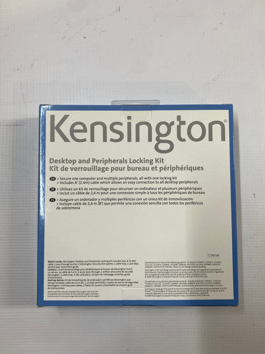 Kensington Desktop and Peripherals Locking Kit 8\\'(2.4m) Brand-new and Sealed  Q