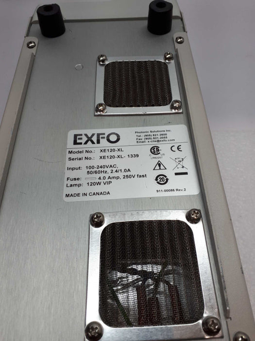 EXFO XE120-XL X-CITE FLUORESCENCE ILLUMINATION UNIT & LAMP MODULE &