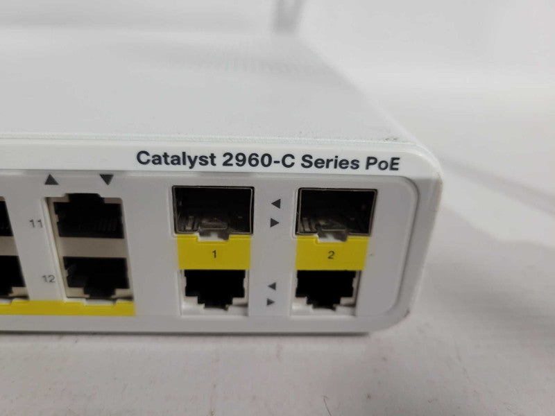 Cisco WS-C2960C-12PC-L 12 Port PoE Compact Switch Q!