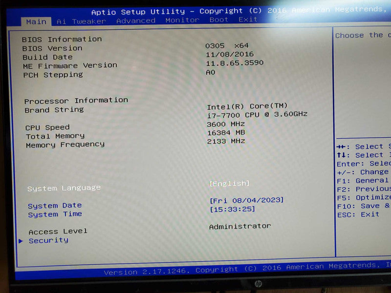 Custom PC - Intel i7-7700 @ 3.60 GHZ, 16GB DDR4, 550W PSU
