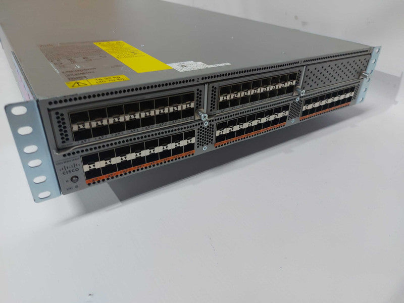 Cisco Nexus N5K-C5596UP 48 Port 5596UP Switch W/ 2x N55-M16P / READ #
