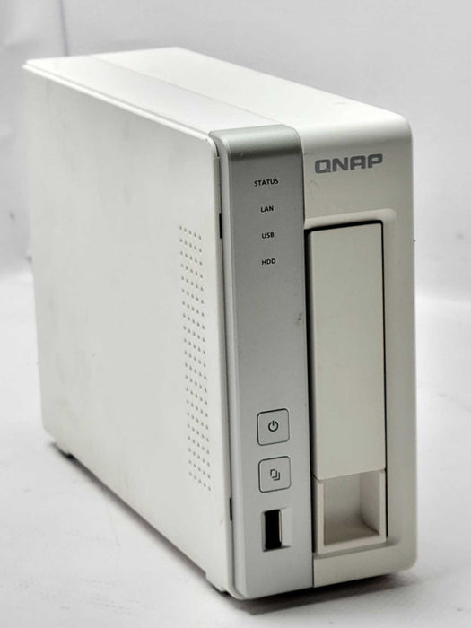 QNAP TS-120 1-Bay NAS No HDD, with HDD caddy, Read _