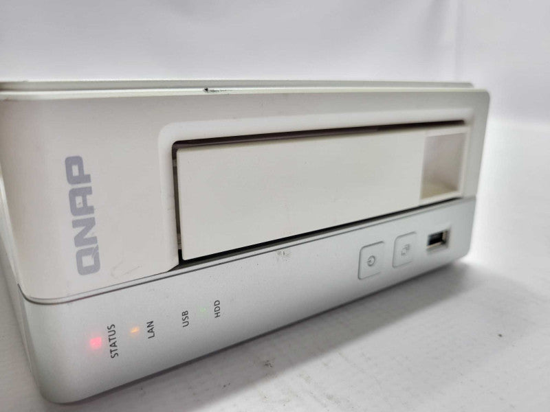 QNAP TS-120 1-Bay NAS No HDD, with HDD caddy, Read _