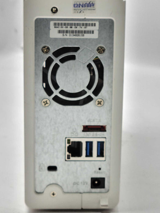 QNAP TS-120 1-Bay NAS No HDD, with HDD caddy, Read _