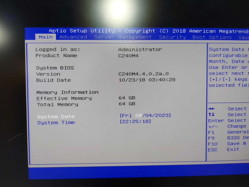 Cisco C240 M4 server DDR4 Xeon E5-2680 V3 @ 2.50ghz / 64gb ram / 12gb Raid #