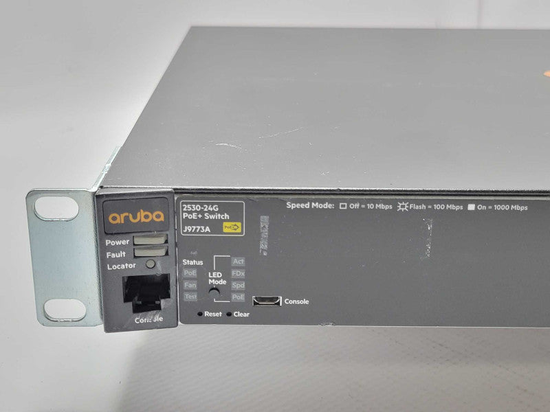 HPE Aruba 2530-24G POE+ J9773A 24 Port Ethernet Switch _