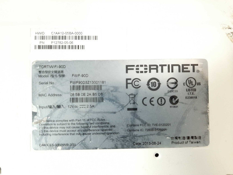 FortiWiFi 90D WiFi Firewall Security Gateway READ $