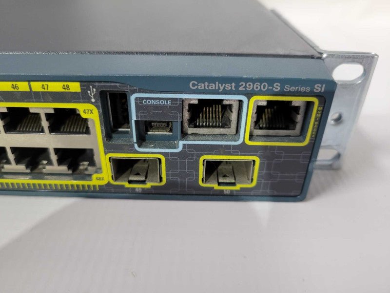Cisco Catalyst 2960-S 48port Series SI WS-C2960+48TS-S Q!