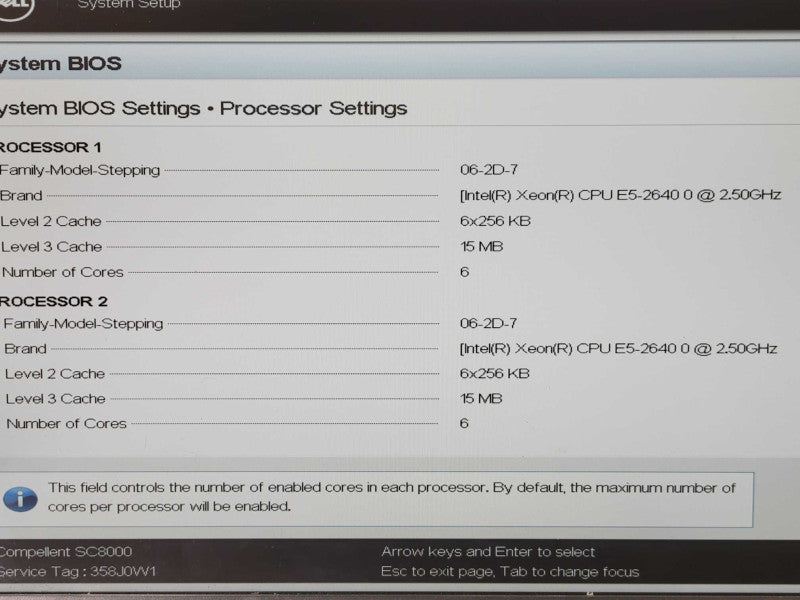 Dell Compellent SC8000 Storage Controller, 2x E5-2640 2.5GHz 16GB Ram, read _