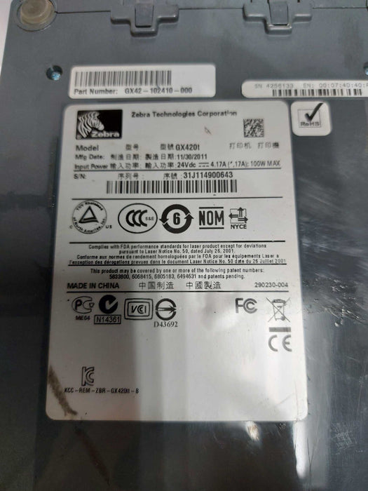 Zebra Thermal LaBel Printer GX420T - READ #