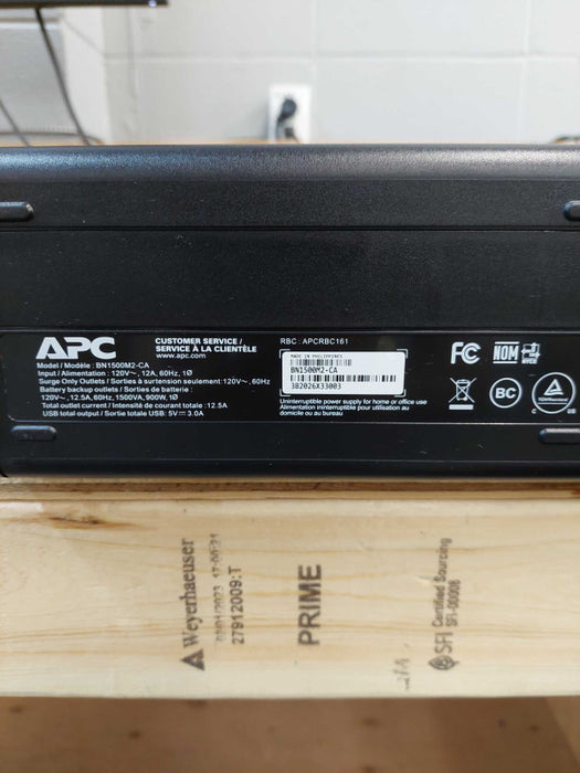 APC Ups Battery Back up Model # BN1500M2-CA