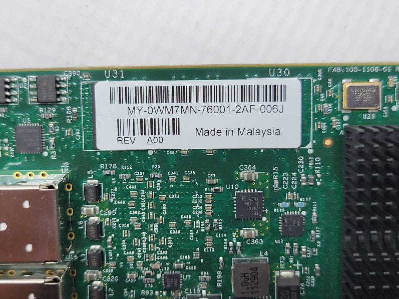 Dell Chelsio 10GB Dual SFP+ Port PCI-E Fibre Adapter Card Low Profile _