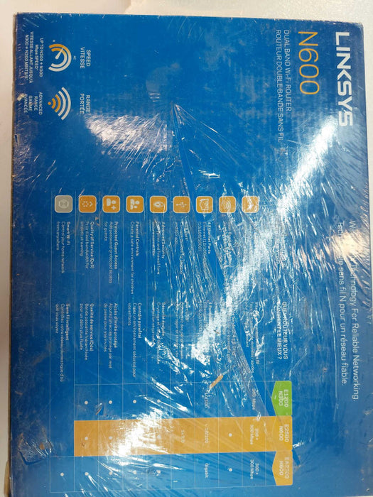 Linksys N600 Dual-Band Wi-Fi Router Model: E2500-CA
