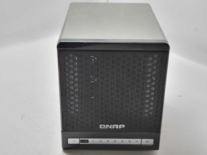QNAP TS-409 Pro Network Attached Storage w/ 2x HDD Caddies, READ _