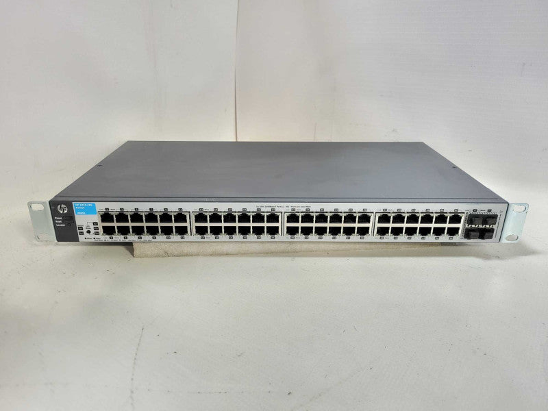 HP J9660A V1810-48G 48 Port Gigabit Network Switch with Rack Mount Ears  $