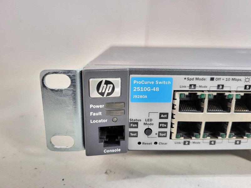 HP J9280A ProCurve 2510G-48 48 Port Gigabit Switch  $