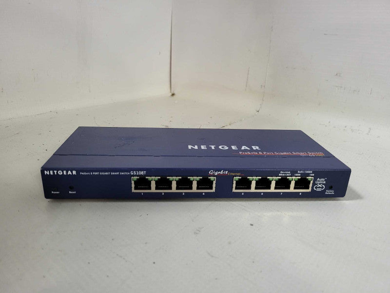 Netgear GS108T 8 port Gigabit Smart Switch  $