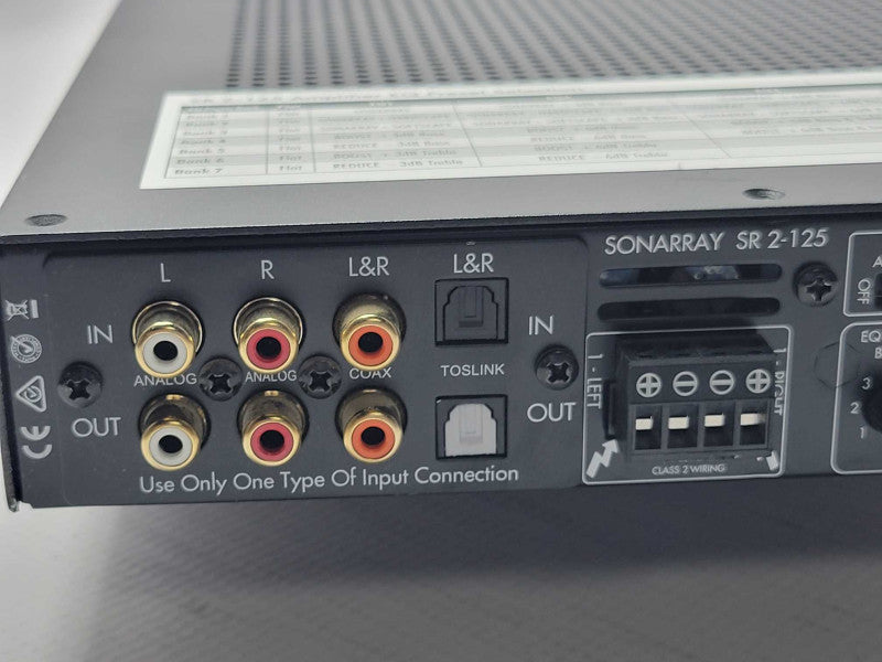 Sonarray SR 2-125, DSP Power Amplifier 125W RMS, READ _