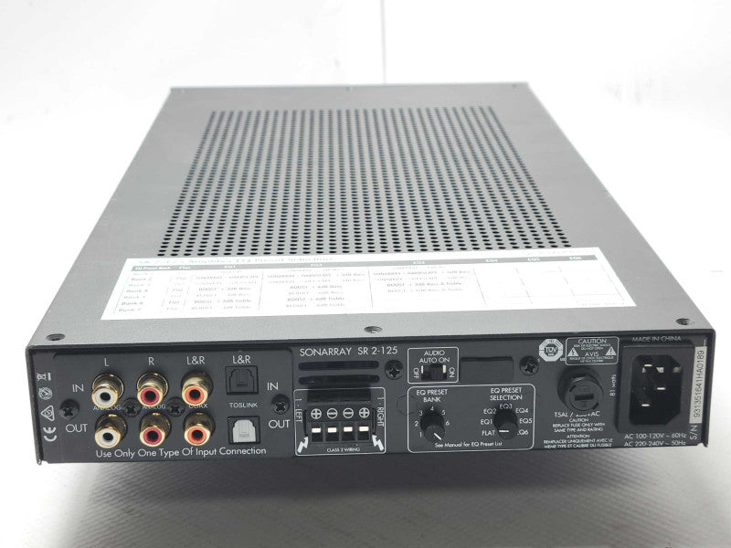 Sonarray SR 2-125, DSP Power Amplifier 125W RMS, READ _