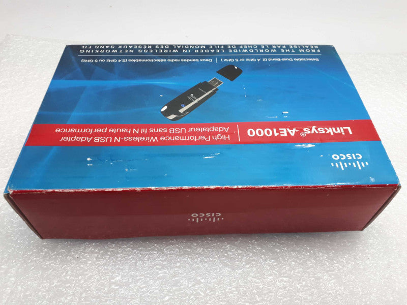 CISCO Linksys AE1000 High Performance Wireless-N USB Adapter New Open Box Q&
