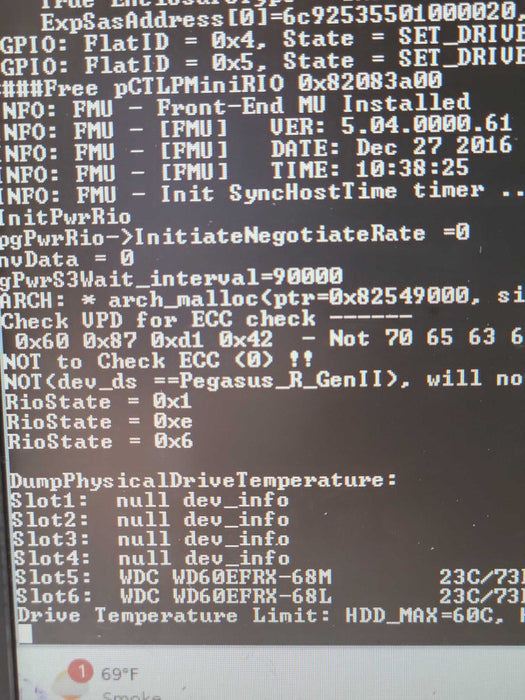 Promise Technology Pegasus R6 (2x 6TB HDD) Thunderbolt RAID, READ _