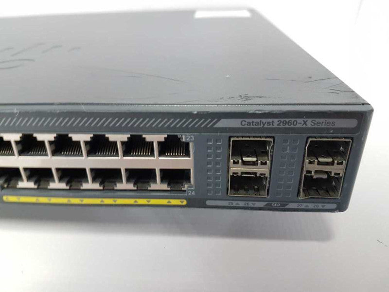 Cisco Catalyst 2960-X Series WS-C2960X-24PS-L 24-Port Gigabit Ethernet PoE #