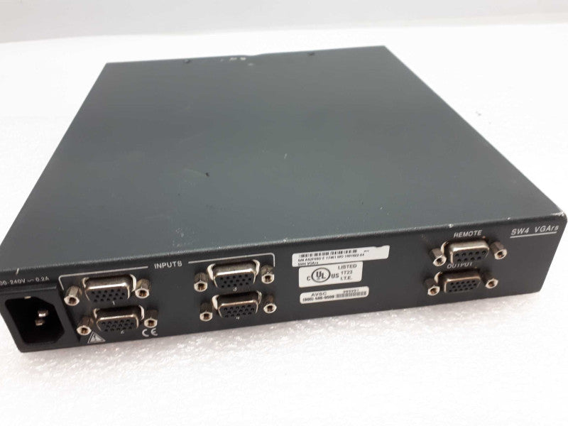 Extron SW4 VGArs Auto Switch VGA/Audio Switcher &