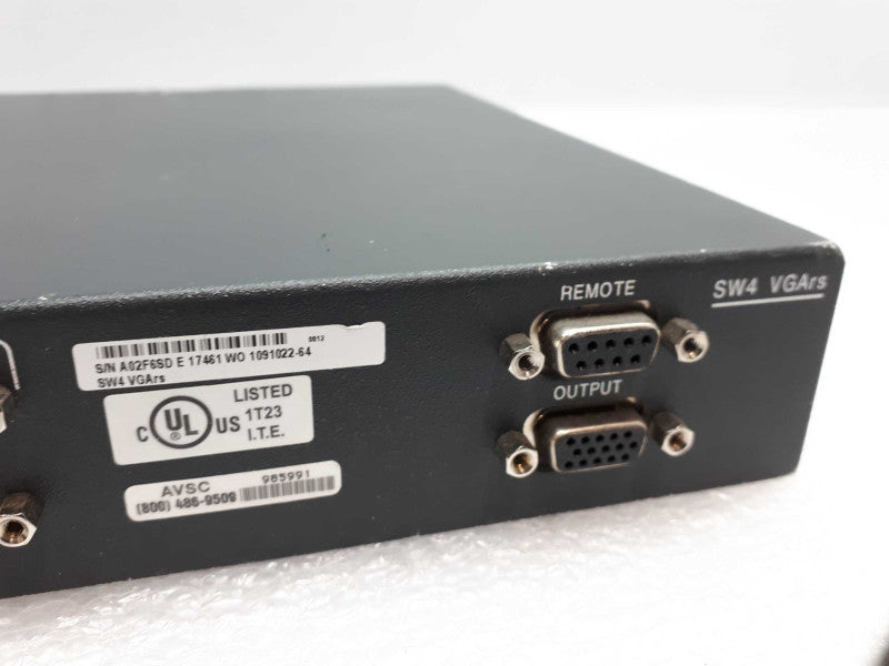 Extron SW4 VGArs Auto Switch VGA/Audio Switcher &