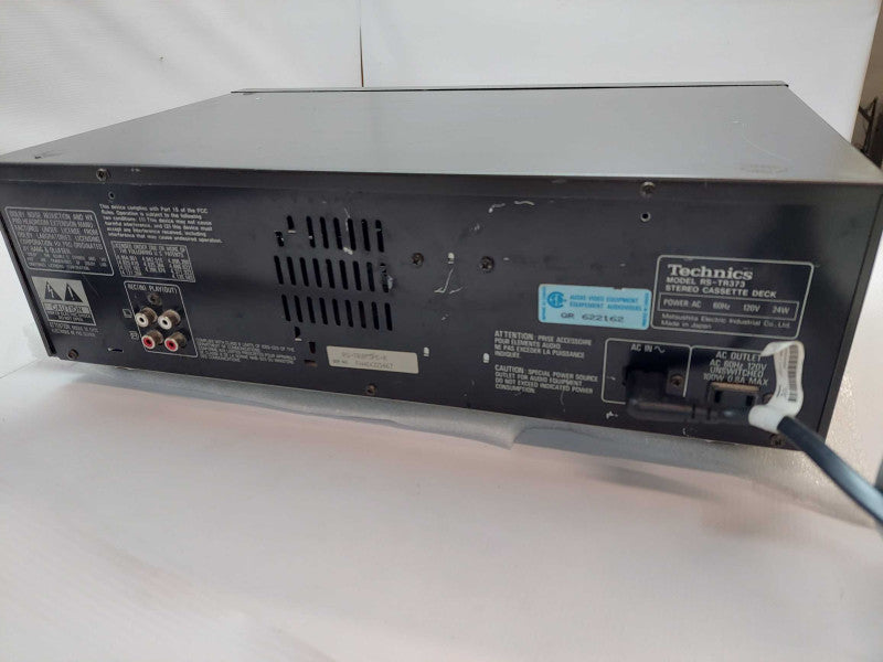Technics Stereo Cassette Deck Model: RS-TR373