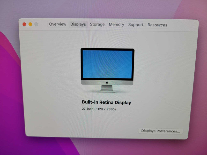 Apple iMac 27-Inch Retina 5K 2015 i5-6600 Radeon R9 M395  16GB RAM 2TB+126SSD !