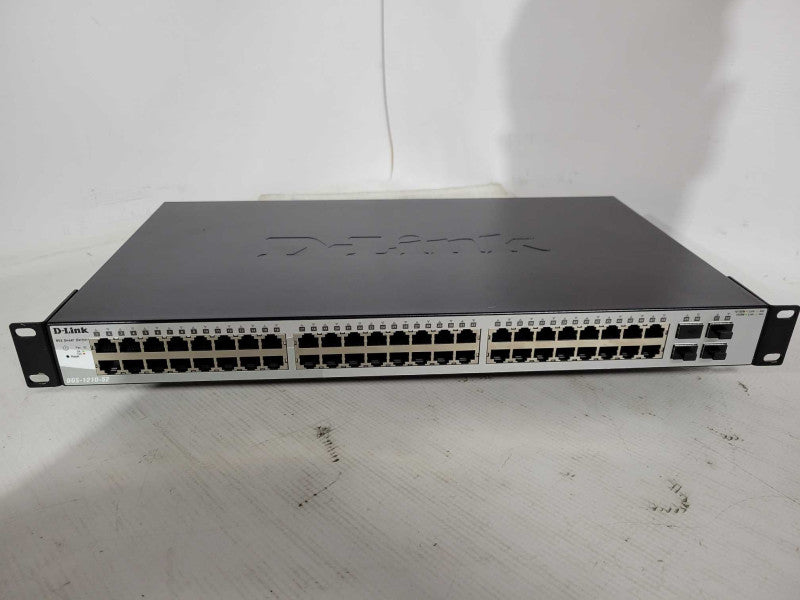 D-Link DGS-1210-52 Ethernet 48-Port Gigabit Smart Rackmount Network Switch Q!