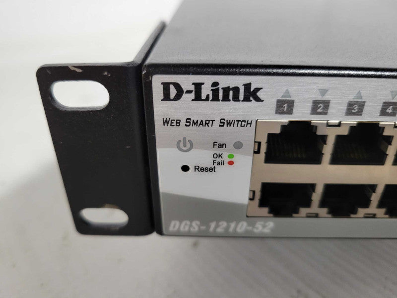 D-Link DGS-1210-52 Ethernet 48-Port Gigabit Smart Rackmount Network Switch Q!