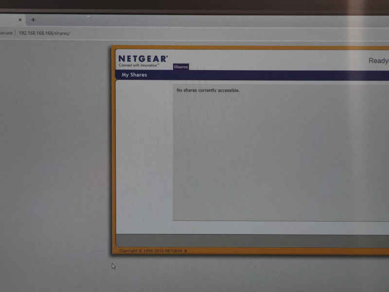 Netgear ReadyNAS NV+ RND4000 4-Bay NAS with 2x 2TB HDDs, READ  _