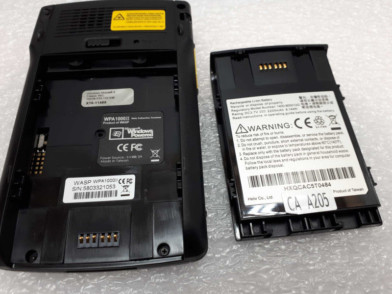 Wasp Barcode Technologies WPA1000II Mobile Computer  7 key &