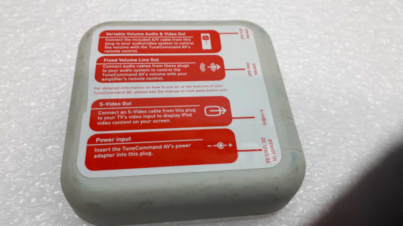 Belkin TuneCommand AV for Apple iPod &