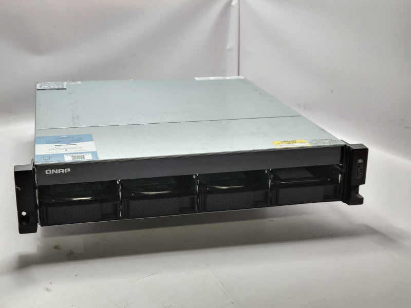 QNAP TS-873U-RP, 8-Bay NAS with 3x 2TB and 1x 3TB HDDs, 2x PSU _