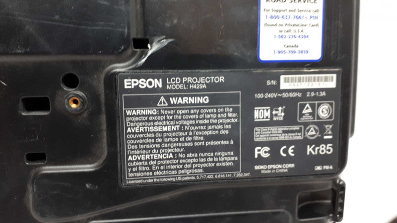 Epson LCD Projector H429A &