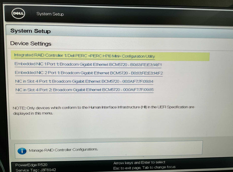 DELL PowerEdge R520 Intel Xeon E5-2403 v2 @1.80GHz 24GB RAM H710 mini RAID  -