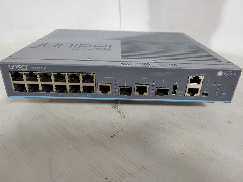 Juniper EX2200-C PoE+ 12 port Ethernet Switch  !