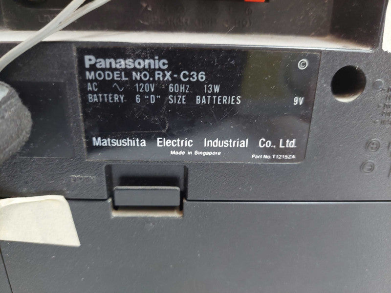 Panasonic Stereo Model: RX-C36