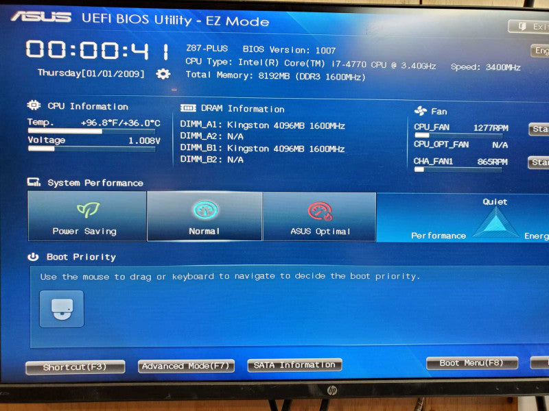 Custom PC - Intel i7-4770 @ 3.40 GHZ 8GB DDR3, 500W PSU
