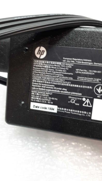 Genuine Original HP 65W 19.5V 3.3A Round FAT Tip Power adaptor Q&