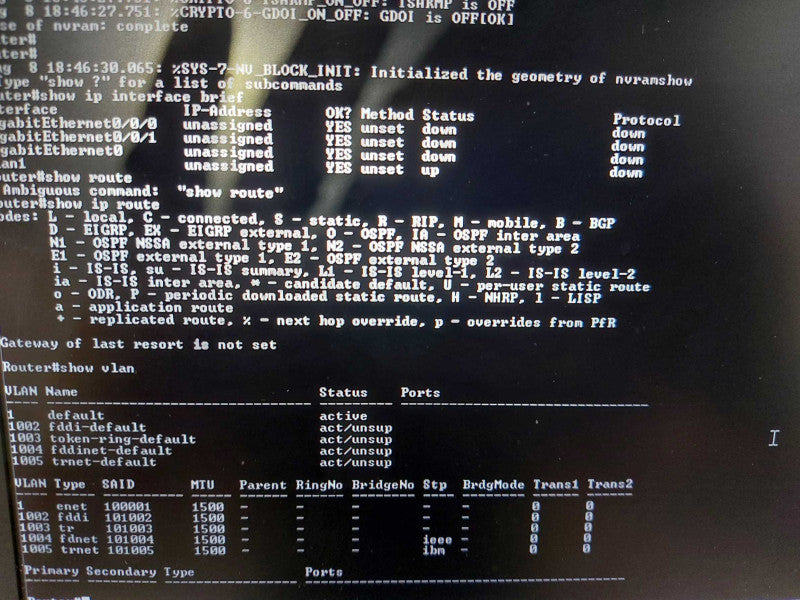 Cisco 4300 series integrated service router ISR4321 - Fact Reset #