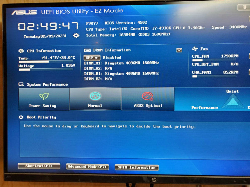 Custom PC - Intel i7-4930k @ 3.40 GHZ 16GB DDR3 GTX 650ti 2GB, 500W PSU